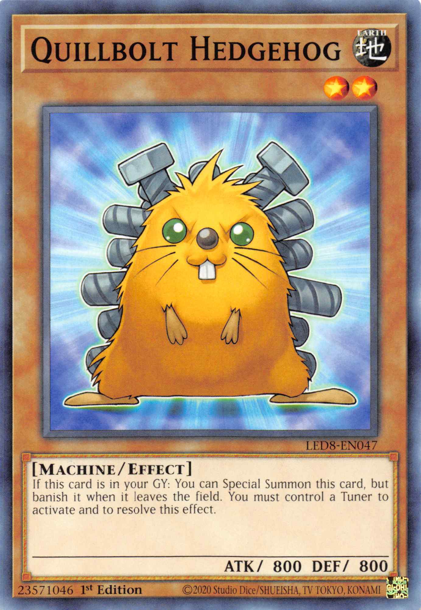 Quillbolt Hedgehog [LED8-EN047] Common | Play N Trade Winnipeg