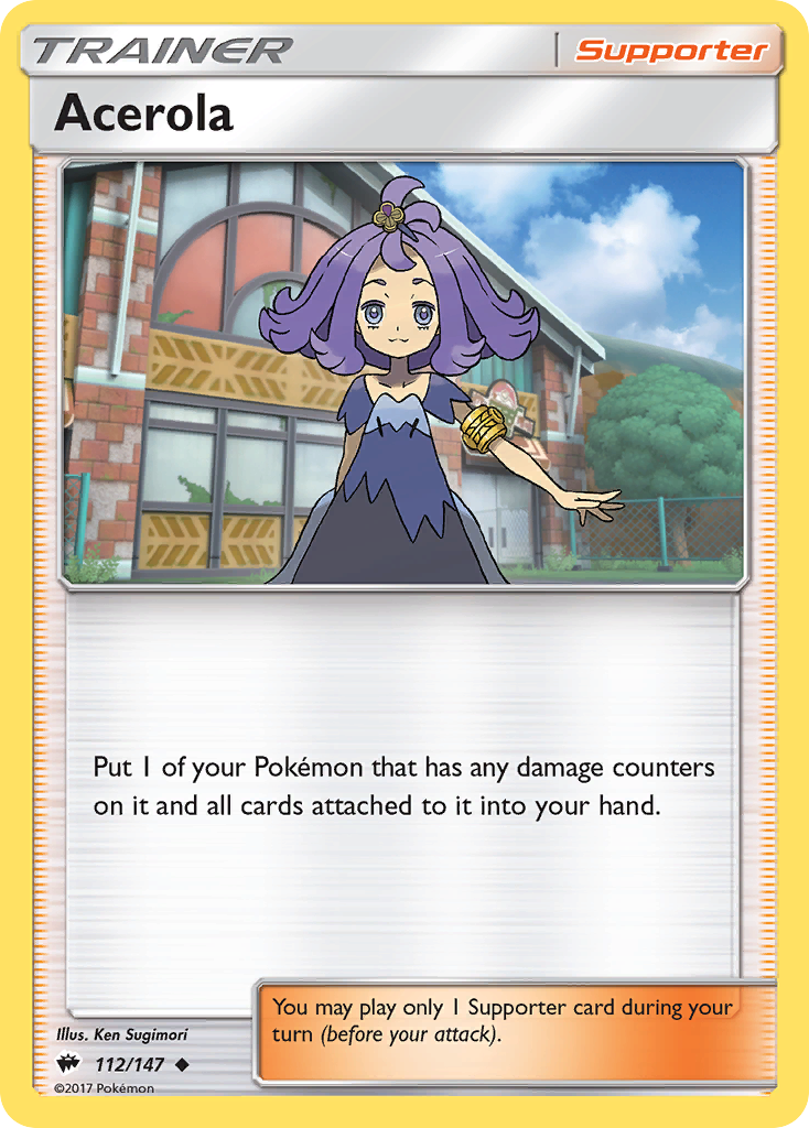 Acerola (112/147) [Sun & Moon: Burning Shadows] | Play N Trade Winnipeg