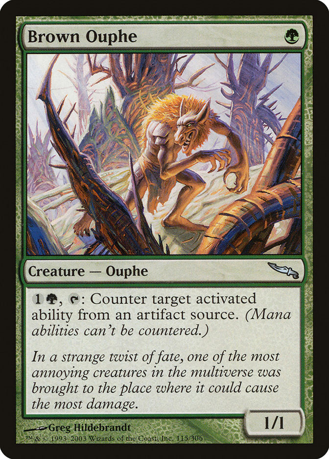 Brown Ouphe [Mirrodin] | Play N Trade Winnipeg