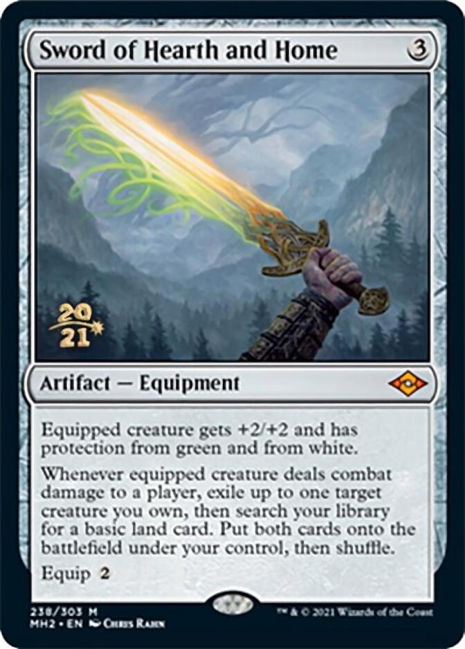 Sword of Hearth and Home [Modern Horizons 2 Prerelease Promos] | Play N Trade Winnipeg