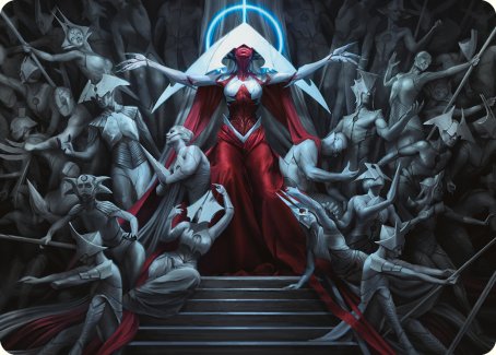 Elesh Norn, Mother of Machines Art Card [Phyrexia: All Will Be One Art Series] | Play N Trade Winnipeg