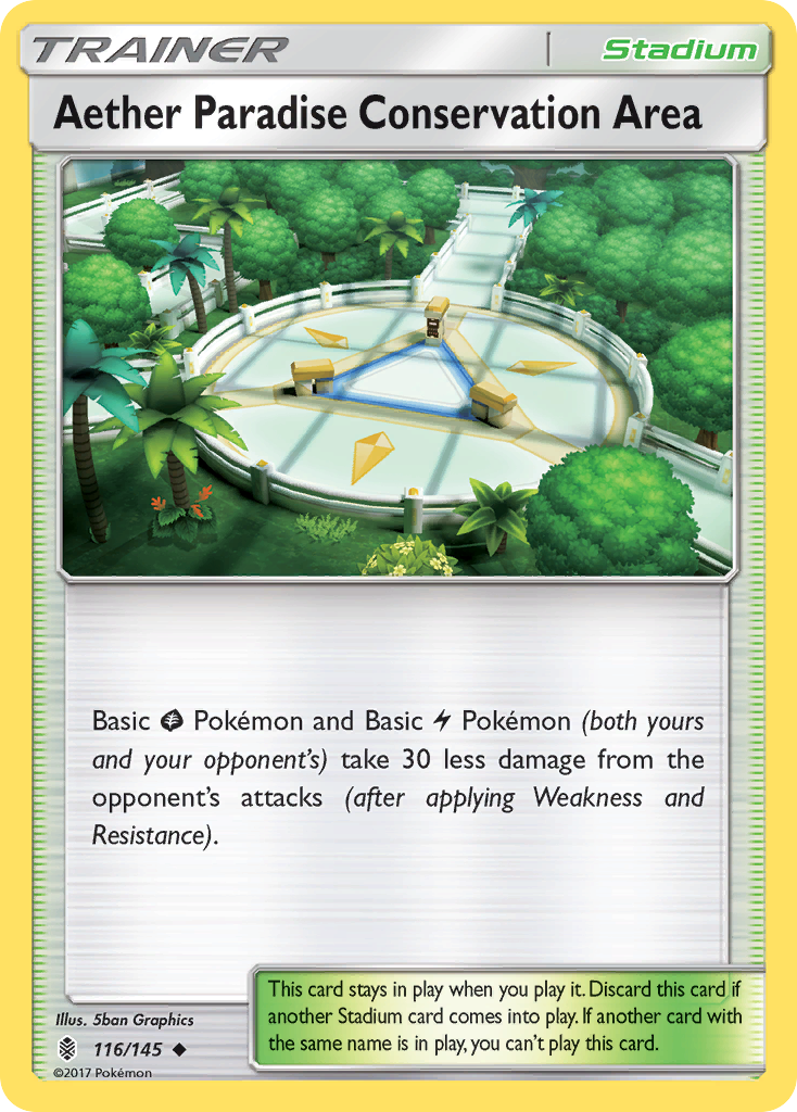 Aether Paradise Conservation Area (116/145) [Sun & Moon: Guardians Rising] | Play N Trade Winnipeg