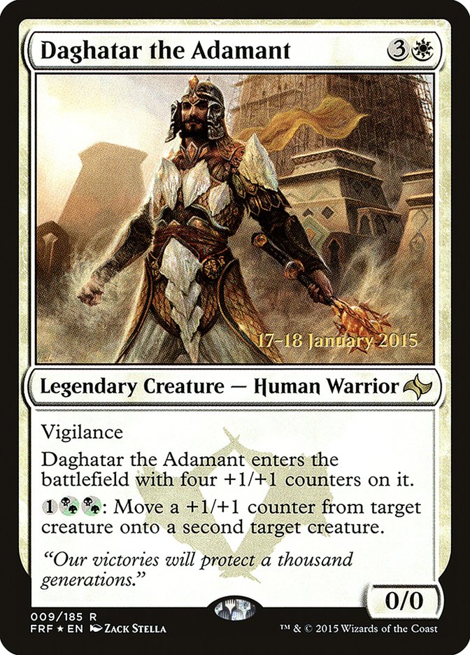 Daghatar the Adamant  [Fate Reforged Prerelease Promos] | Play N Trade Winnipeg