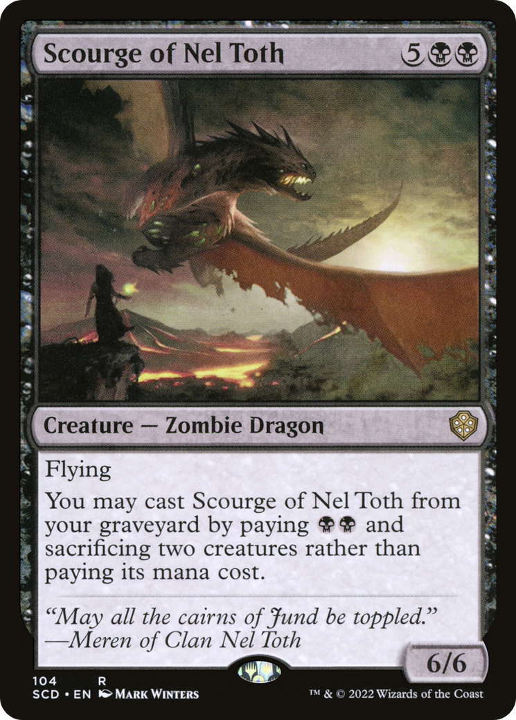 Scourge of Nel Toth [Starter Commander Decks] | Play N Trade Winnipeg