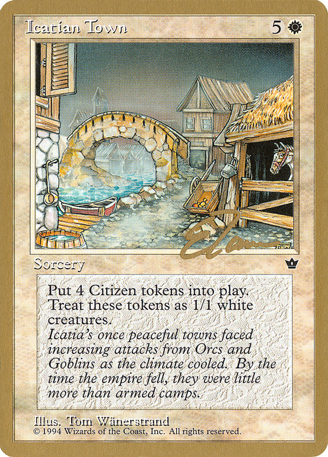 Icatian Town (Eric Tam) [Pro Tour Collector Set] | Play N Trade Winnipeg