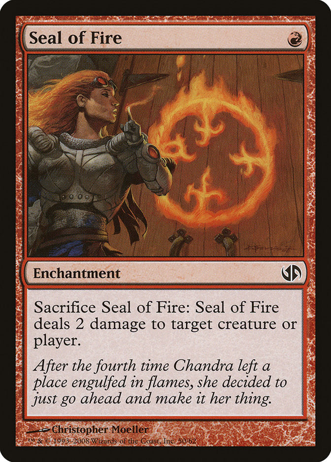 Seal of Fire [Duel Decks: Jace vs. Chandra] | Play N Trade Winnipeg