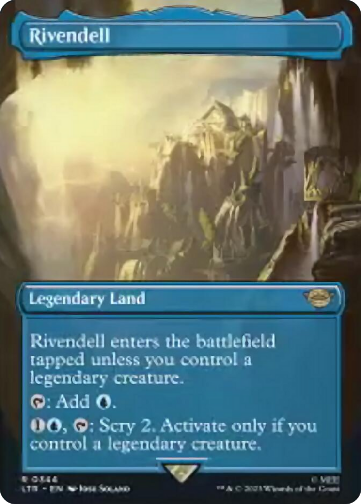 Rivendell (Borderless Alternate Art) [The Lord of the Rings: Tales of Middle-Earth] | Play N Trade Winnipeg