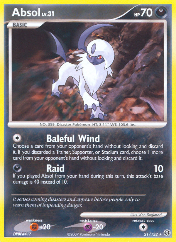 Absol (21/132) [Diamond & Pearl: Secret Wonders] | Play N Trade Winnipeg