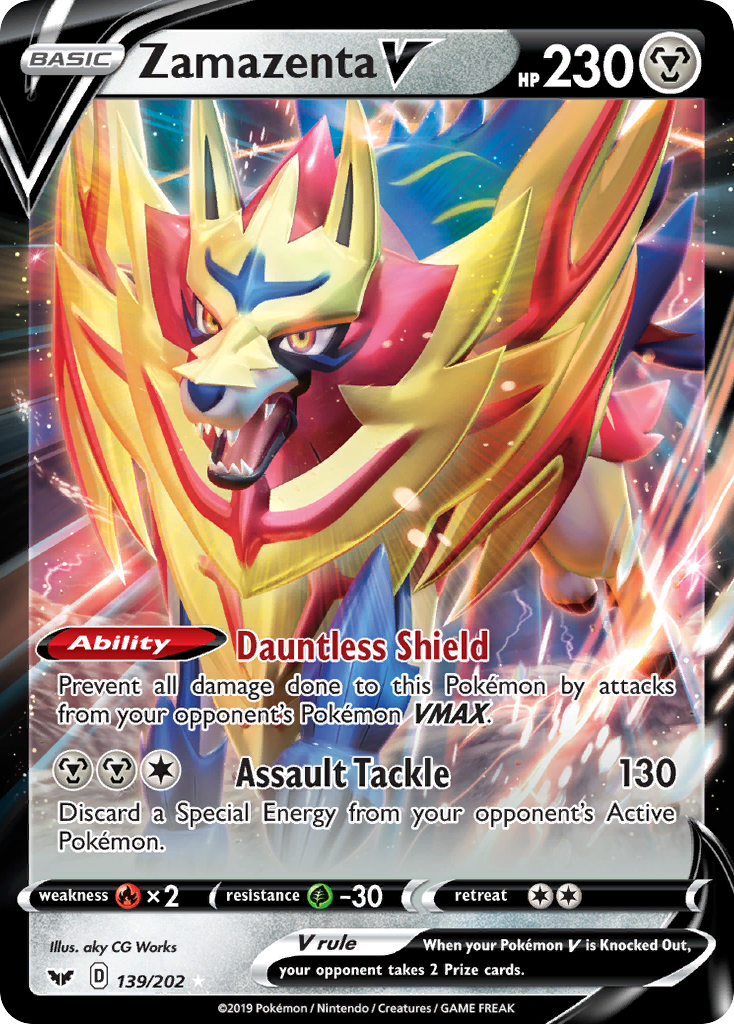 Zamazenta V (139/202) [Sword & Shield: Base Set] | Play N Trade Winnipeg