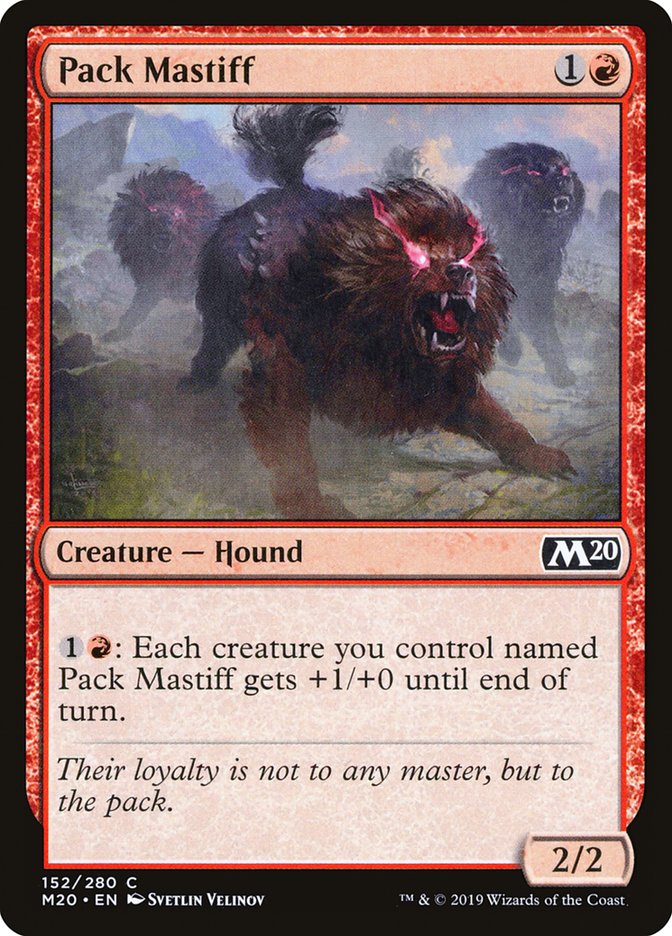 Pack Mastiff [Core Set 2020] | Play N Trade Winnipeg