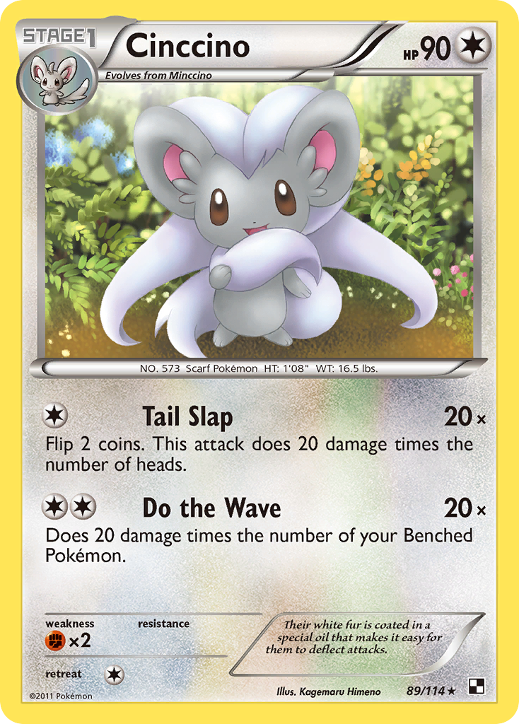 Cinccino (89/114) [Black & White: Base Set] | Play N Trade Winnipeg