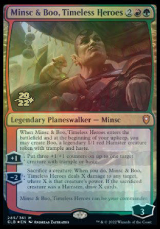 Minsc & Boo, Timeless Heroes [Commander Legends: Battle for Baldur's Gate Prerelease Promos] | Play N Trade Winnipeg