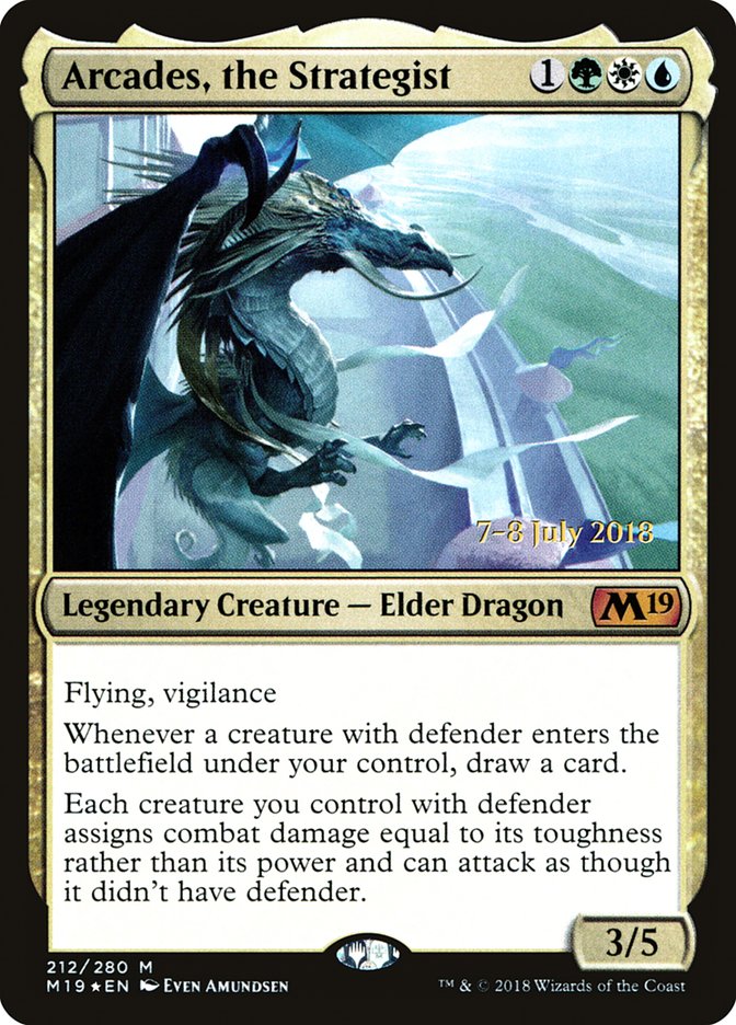 Arcades, the Strategist  [Core Set 2019 Prerelease Promos] | Play N Trade Winnipeg