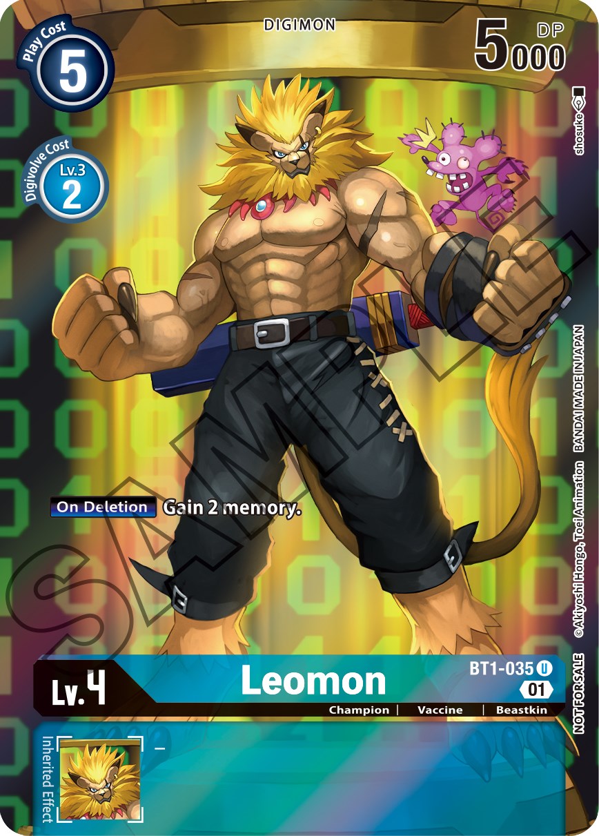 Leomon [BT1-035] (Tamer's Card Set 1) [Release Special Booster Ver.1.0] | Play N Trade Winnipeg