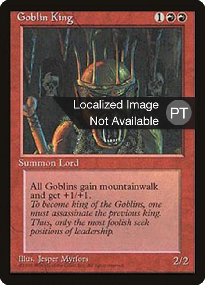 Goblin King [Fourth Edition (Foreign Black Border)] | Play N Trade Winnipeg