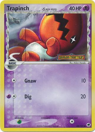 Trapinch (68/101) (Delta Species) (Stamped) [EX: Dragon Frontiers] | Play N Trade Winnipeg