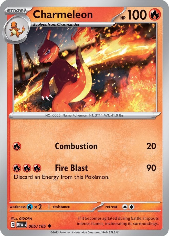 Charmeleon (005/165) [Scarlet & Violet: 151] | Play N Trade Winnipeg