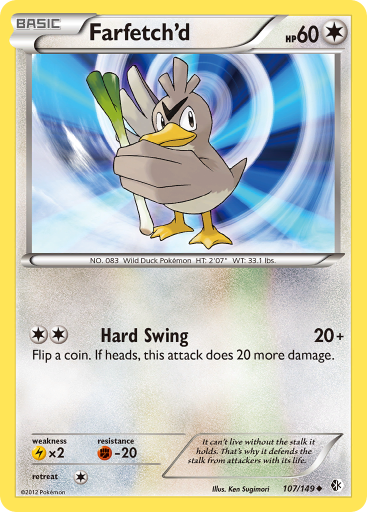 Farfetch'd (107/149) [Black & White: Boundaries Crossed] | Play N Trade Winnipeg