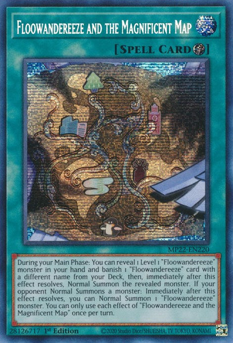 Floowandereeze and the Magnificent Map [MP22-EN220] Prismatic Secret Rare | Play N Trade Winnipeg