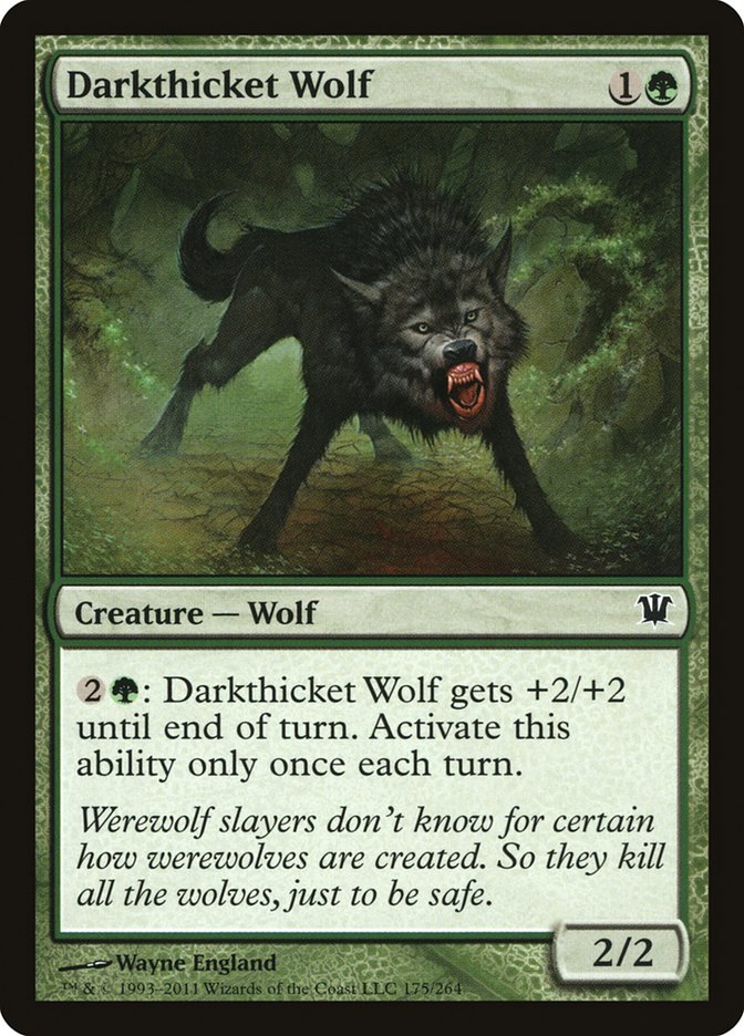Darkthicket Wolf [Innistrad] | Play N Trade Winnipeg