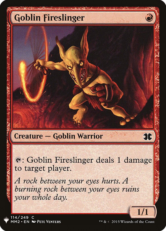Goblin Fireslinger [Mystery Booster] | Play N Trade Winnipeg
