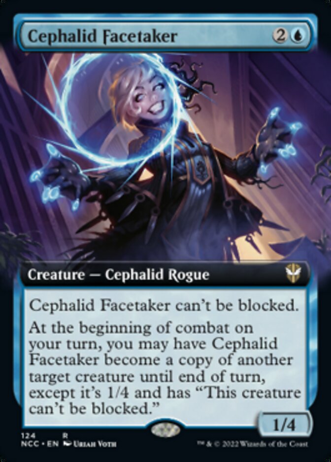 Cephalid Facetaker (Extended Art) [Streets of New Capenna Commander] | Play N Trade Winnipeg