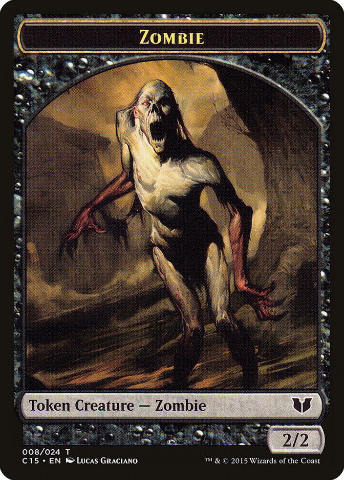 Germ // Zombie Double-Sided Token [Commander 2015 Tokens] | Play N Trade Winnipeg