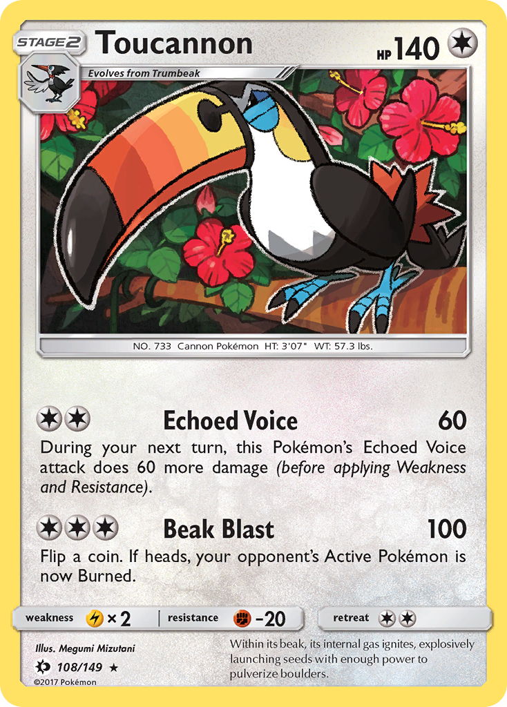 Toucannon (108/149) [Sun & Moon: Base Set] | Play N Trade Winnipeg