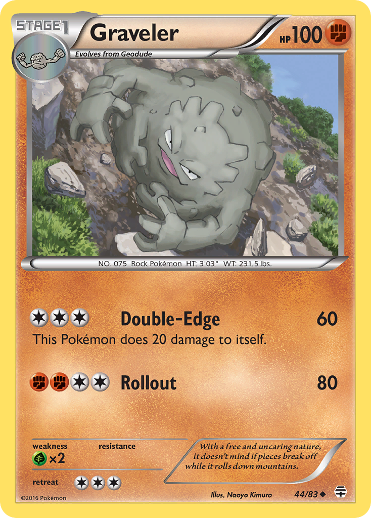 Graveler (44/83) [XY: Generations] | Play N Trade Winnipeg