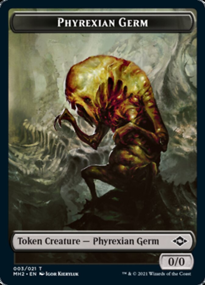 Phyrexian Germ Token // Treasure Token (21) [Modern Horizons 2 Tokens] | Play N Trade Winnipeg