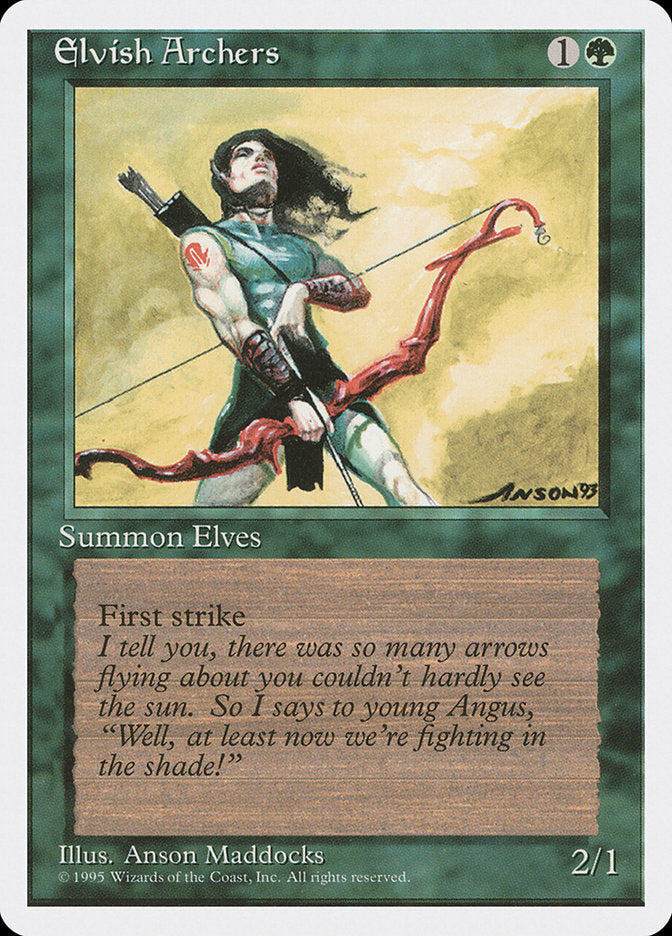 Elvish Archers [Fourth Edition] | Play N Trade Winnipeg