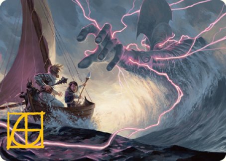Hall of Storm Giants Art Card (Gold-Stamped Signature) [Dungeons & Dragons: Adventures in the Forgotten Realms Art Series] | Play N Trade Winnipeg