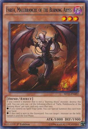 Farfa, Malebranche of the Burning Abyss [SECE-EN082] Rare | Play N Trade Winnipeg