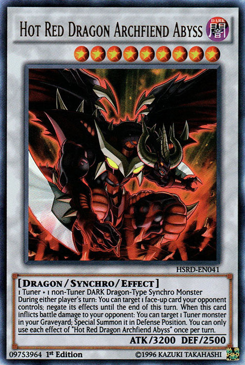 Hot Red Dragon Archfiend Abyss [HSRD-EN041] Ultra Rare | Play N Trade Winnipeg