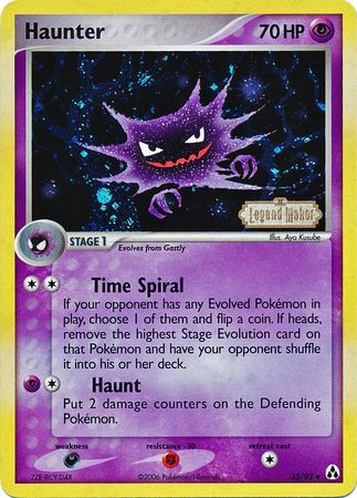 Haunter (35/92) (Stamped) [EX: Legend Maker] | Play N Trade Winnipeg