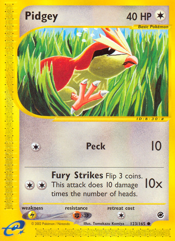 Pidgey (123/165) [Expedition: Base Set] | Play N Trade Winnipeg