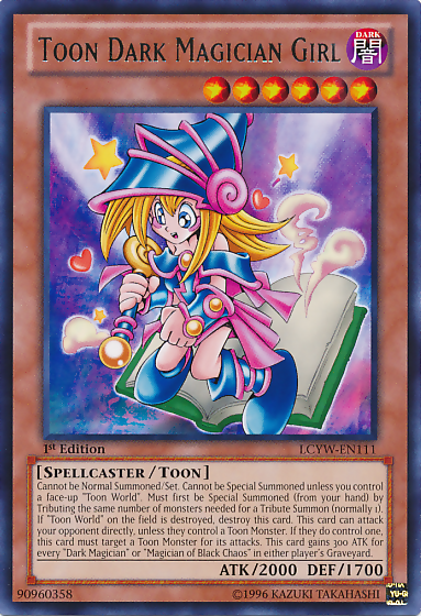 Toon Dark Magician Girl [LCYW-EN111] Rare | Play N Trade Winnipeg