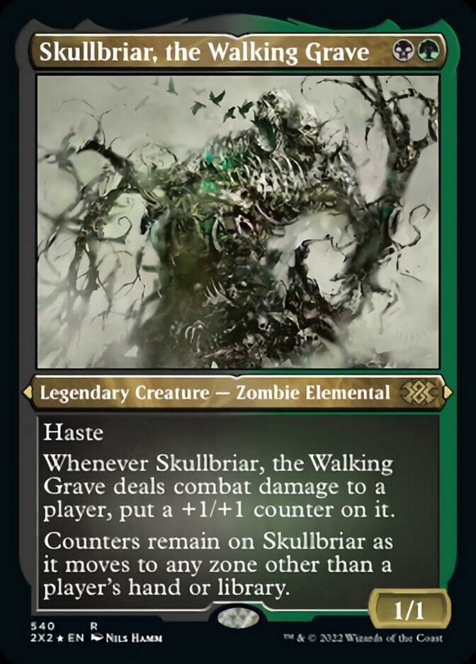 Skullbriar, the Walking Grave (Foil Etched) [Double Masters 2022] | Play N Trade Winnipeg