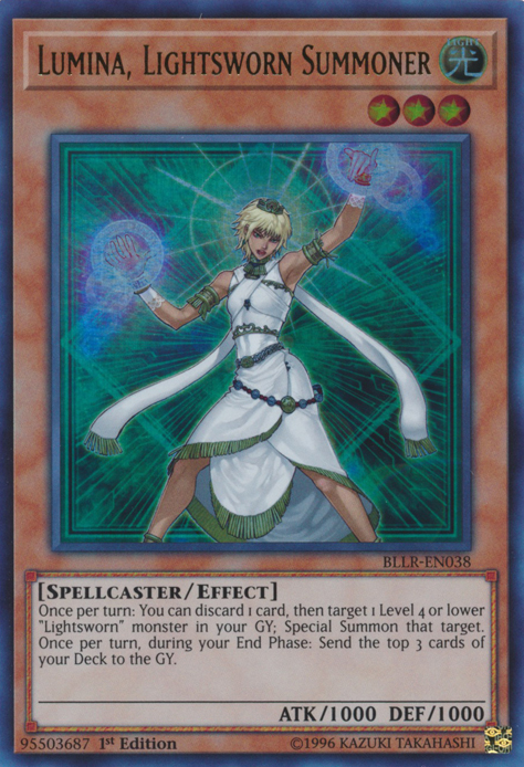 Lumina, Lightsworn Summoner [BLLR-EN038] Ultra Rare | Play N Trade Winnipeg