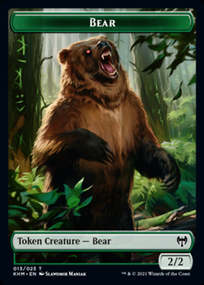 Bear [Kaldheim Tokens] | Play N Trade Winnipeg