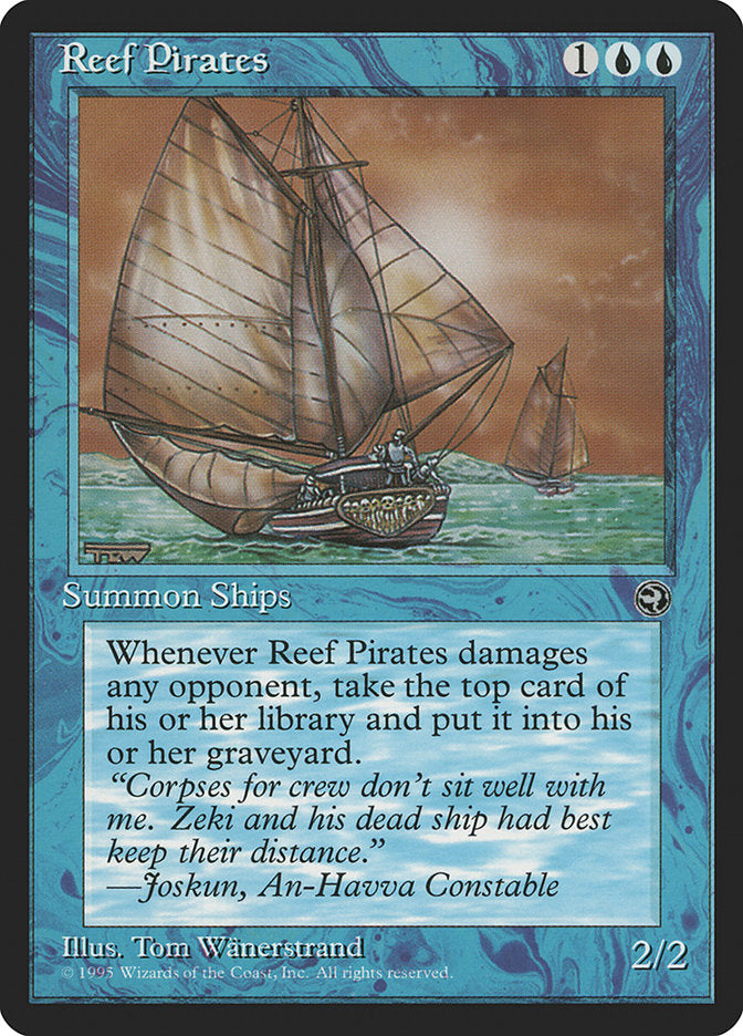 Reef Pirates (Joskun Flavor Text) [Homelands] | Play N Trade Winnipeg