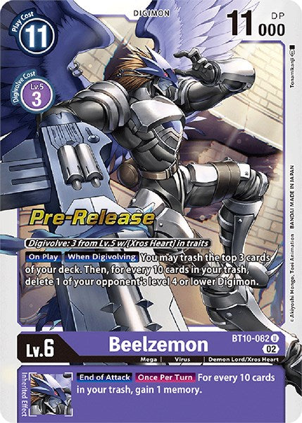 Beelzemon [BT10-082] [Xros Encounter Pre-Release Cards] | Play N Trade Winnipeg