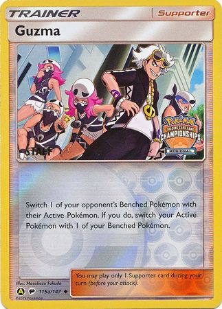 Guzma (115a/147) (Regional Championship Promo Staff) [Sun & Moon: Burning Shadows] | Play N Trade Winnipeg