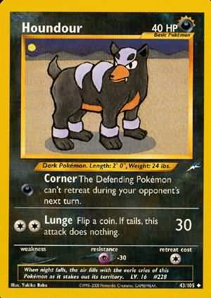 Houndour (43/105) [Neo Destiny Unlimited] | Play N Trade Winnipeg