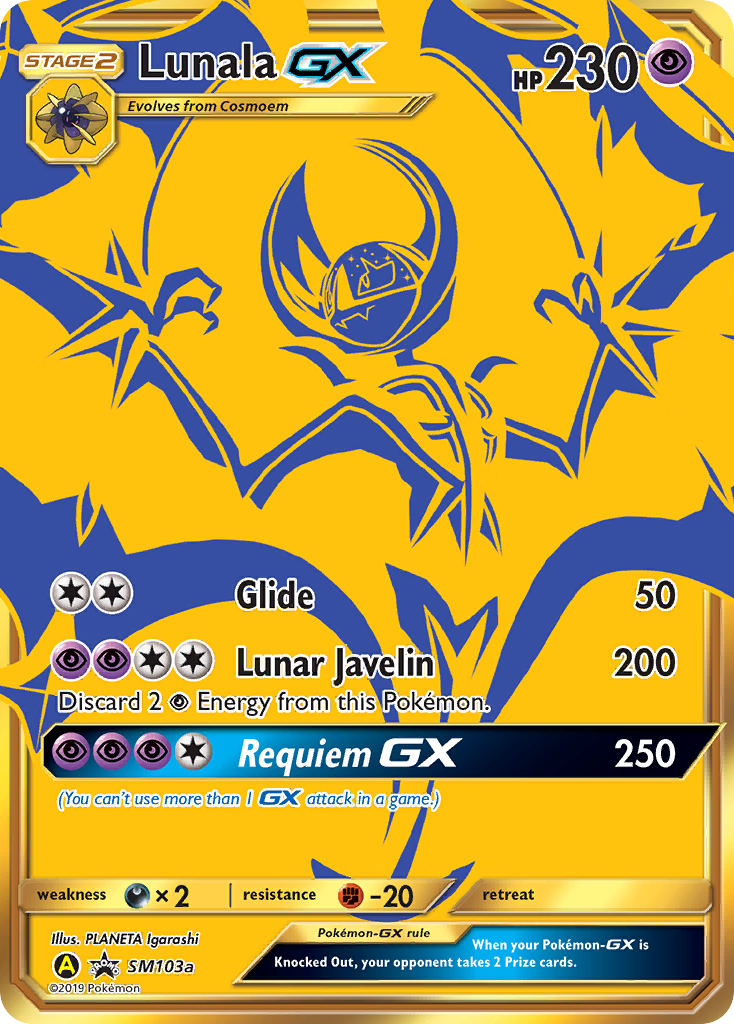 Lunala GX (SM103a) [Sun & Moon: Black Star Promos] | Play N Trade Winnipeg