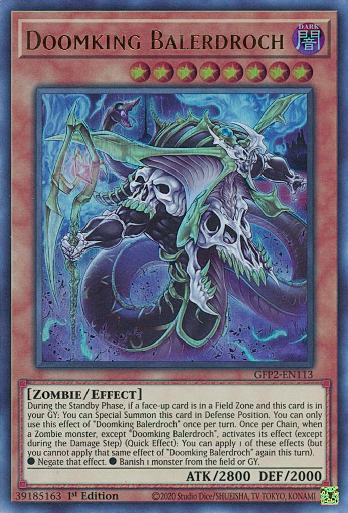 Doomking Balerdroch [GFP2-EN113] Ultra Rare | Play N Trade Winnipeg