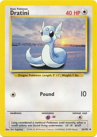 Dratini (26/102) [Base Set Unlimited] | Play N Trade Winnipeg