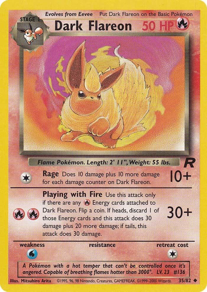 Dark Flareon (35/82) [Team Rocket Unlimited] | Play N Trade Winnipeg