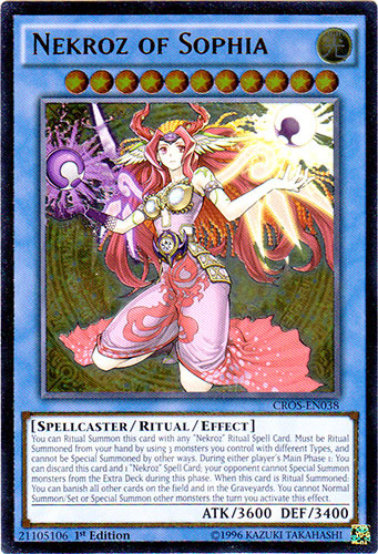 Nekroz of Sophia (UTR) [CROS-EN038] Ultimate Rare | Play N Trade Winnipeg