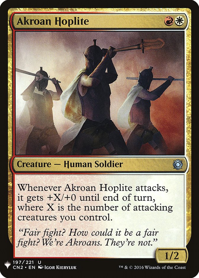 Akroan Hoplite [Mystery Booster] | Play N Trade Winnipeg